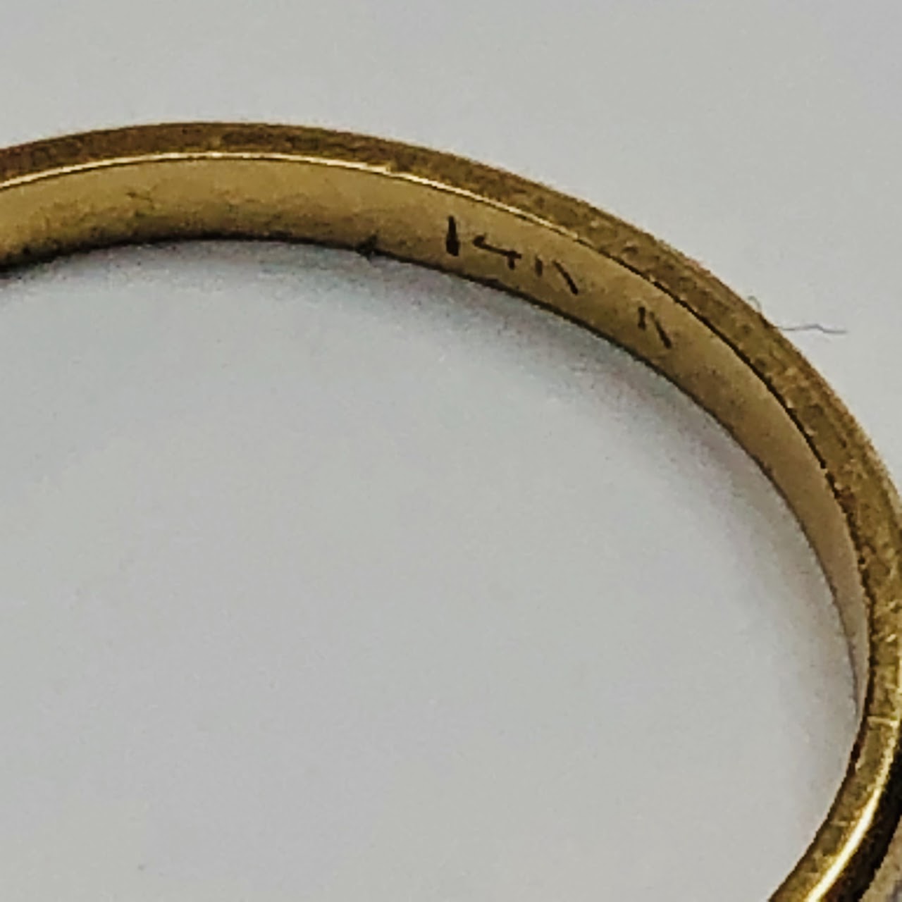 14K Gold Band Ring