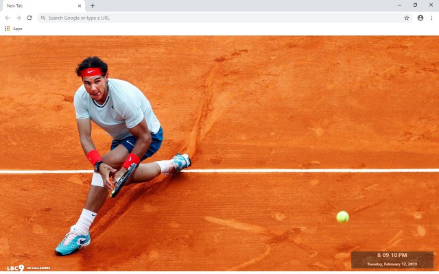 Rafael Nadal New Tab & Wallpapers Collection