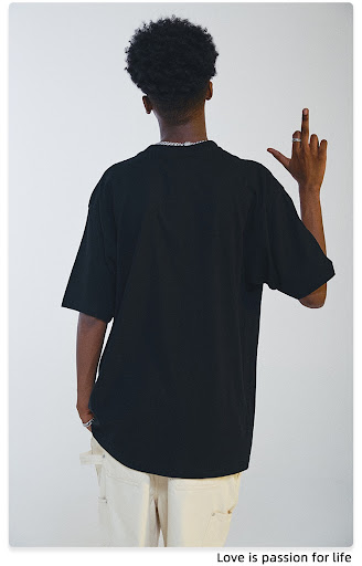 Title 16, Mens solid color round neck short sleeve heavy...