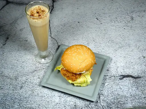 Chicken Burger + Choco Coffee