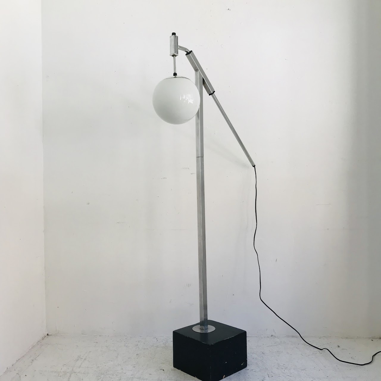 Modernist Chrome Floor Lamp