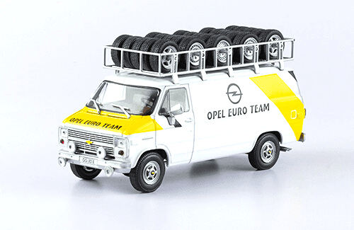 chevrolet blazer 1984 1:43 opel euro team vehicules d'assistance rallye