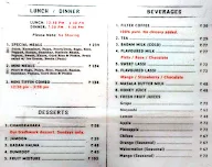 MTR Maiya's, HRBR Layout menu 2
