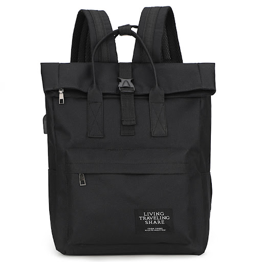 Title 1, Large Capacity Nylon Backpack for Women and Men...