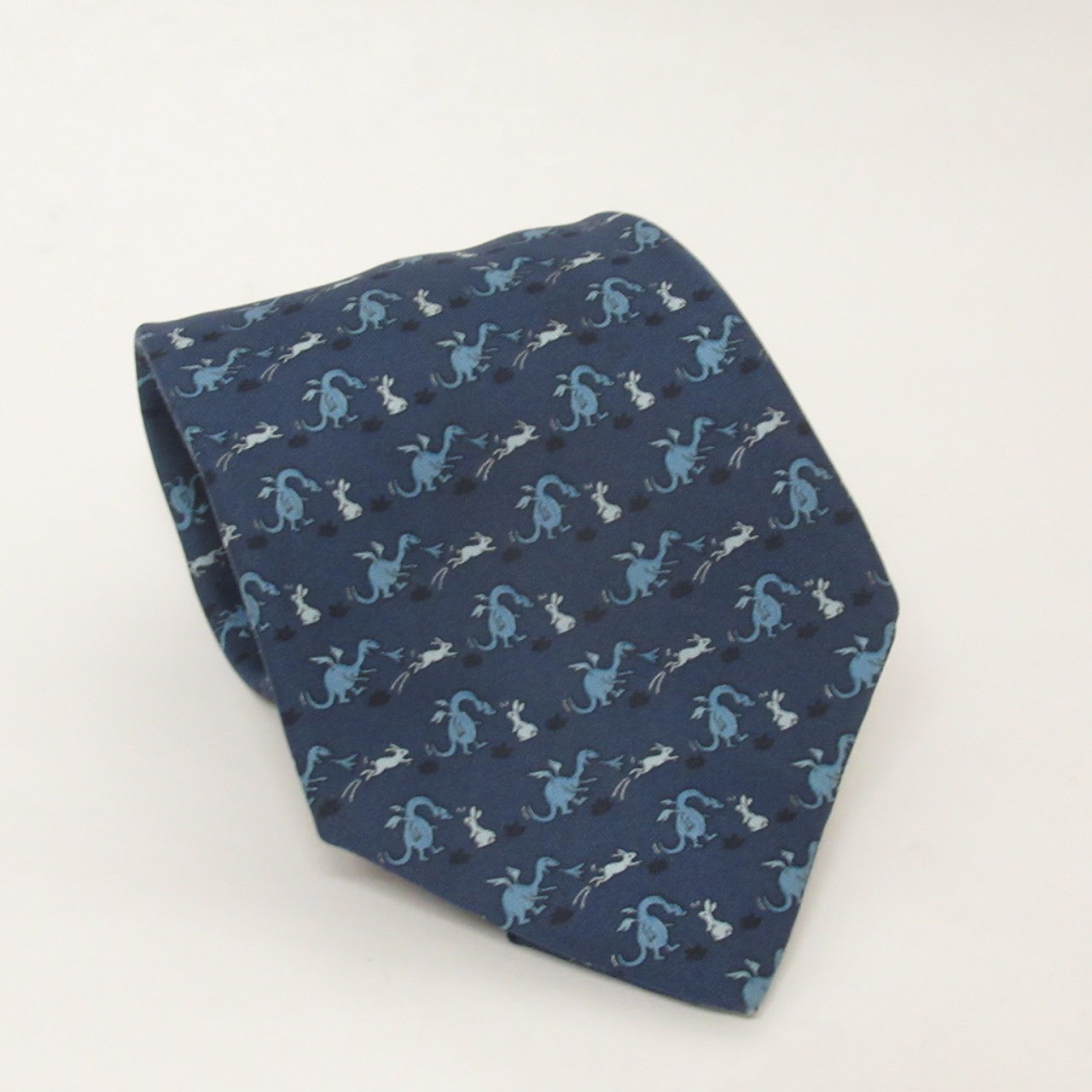 Hermès Navy Dragon Tie