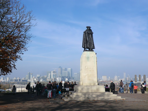 CIMG0949 Wolfe statue, Greenwich Park