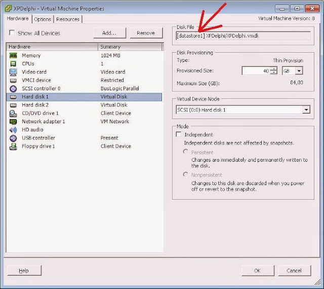 Quitar referencias a datastore en mquinas virtuales VMware ESXi