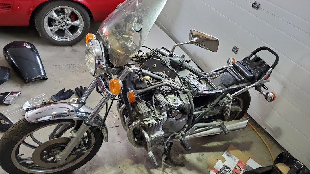 petroleum tackle marked Cafe Racer Kelowna - Motorcycle Shop in Kelowna