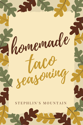 Homemade Taco Seasoning