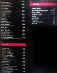 Lava Bar at Metro Grand Hotel menu 3