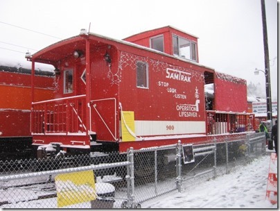 IMG_4785 SamTrak Caboose #900 at Oaks Park in Portland, Oregon on December 14, 2008