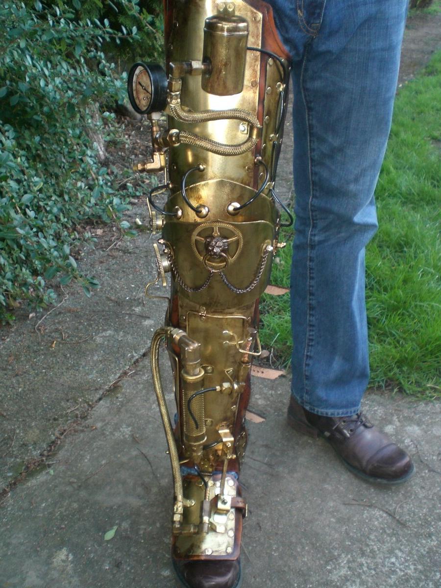 Steampunk Prosthetic Leg