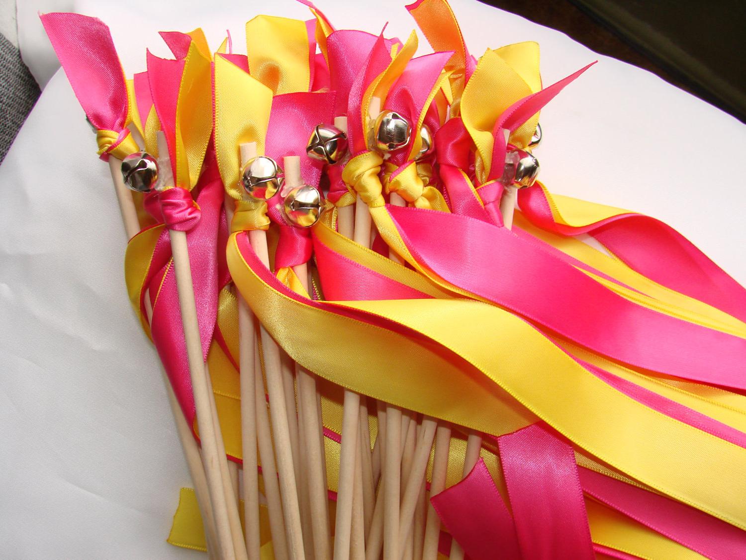 50 Wedding Wands Wood