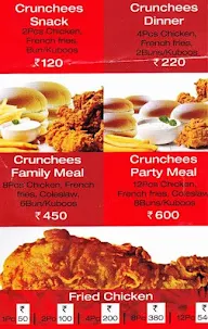 Crunchees Cafeteria menu 7