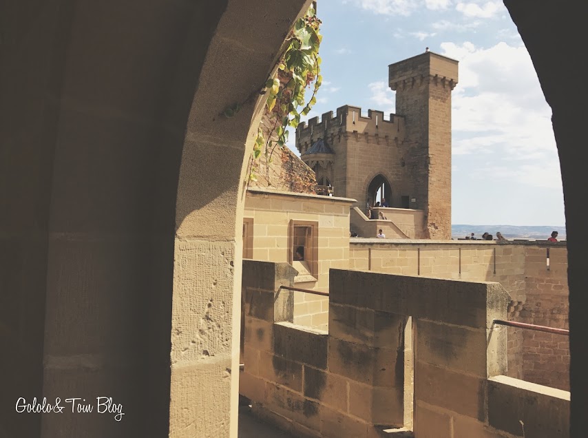 Castillo Palacio de Olite con niños