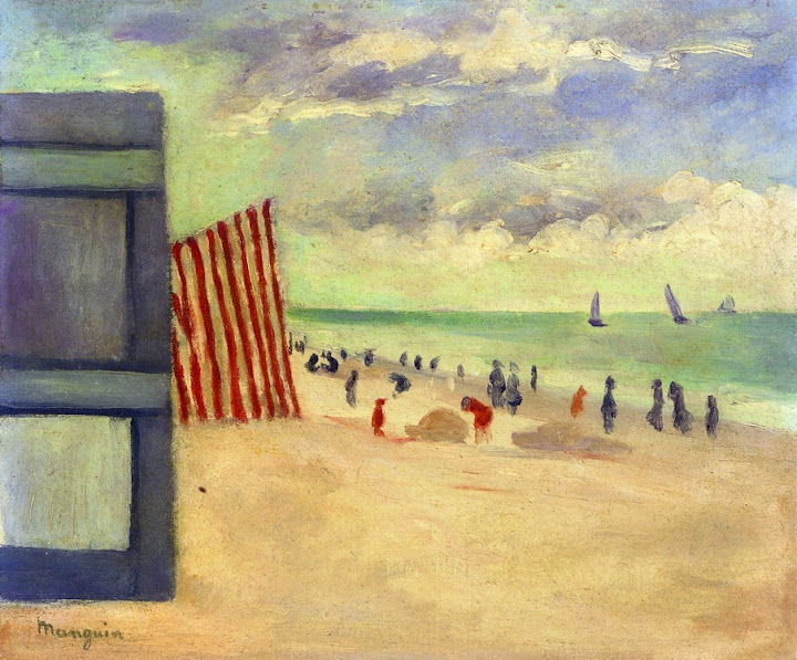 Henri-Charles Manguin - The Beach at Touquet, 1902