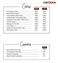 CakeZone menu 5