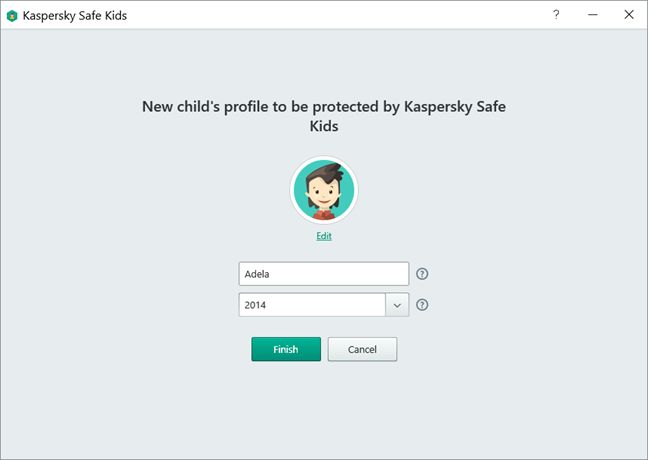 Kaspersky Safe Kids, Windows, ouderlijk toezicht