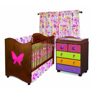  Room Magic Nursery Set, Magic Garden Chocolate