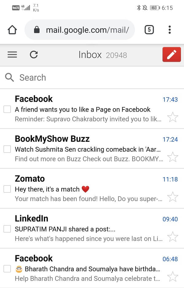 Het opent direct de inbox van Gmail |  Fix Gmail ontvangt geen e-mails op Android