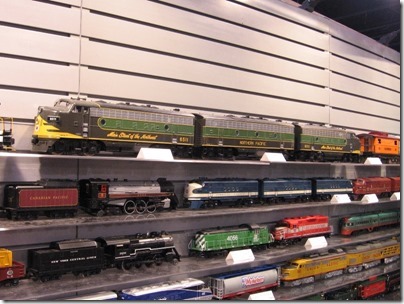 IMG_0709 #1 Gauge Northern Pacific F-Units by MTH-RailKing at the WGH Show in Puyallup, Washington on November 21, 2009
