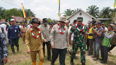 Pangdam IM Ikut Dampingi Wamentan Kunker di Aceh Tamiang