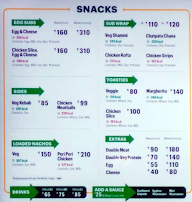 Subway menu 1