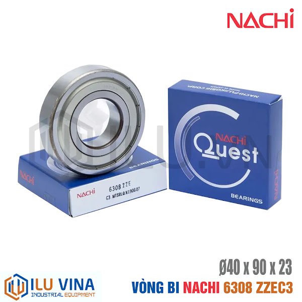 6308-ZZEC3 - Vòng bi, Bạc đạn, Bearing  Nachi 6308-ZZEC3