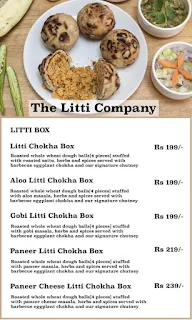 The Litti Company menu 2