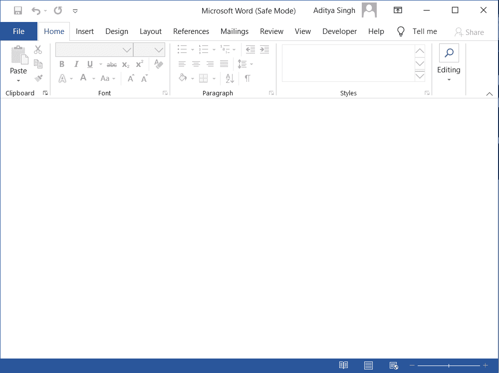 如何在安全模式下启动 Microsoft Word