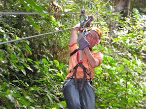 Me zip-lining