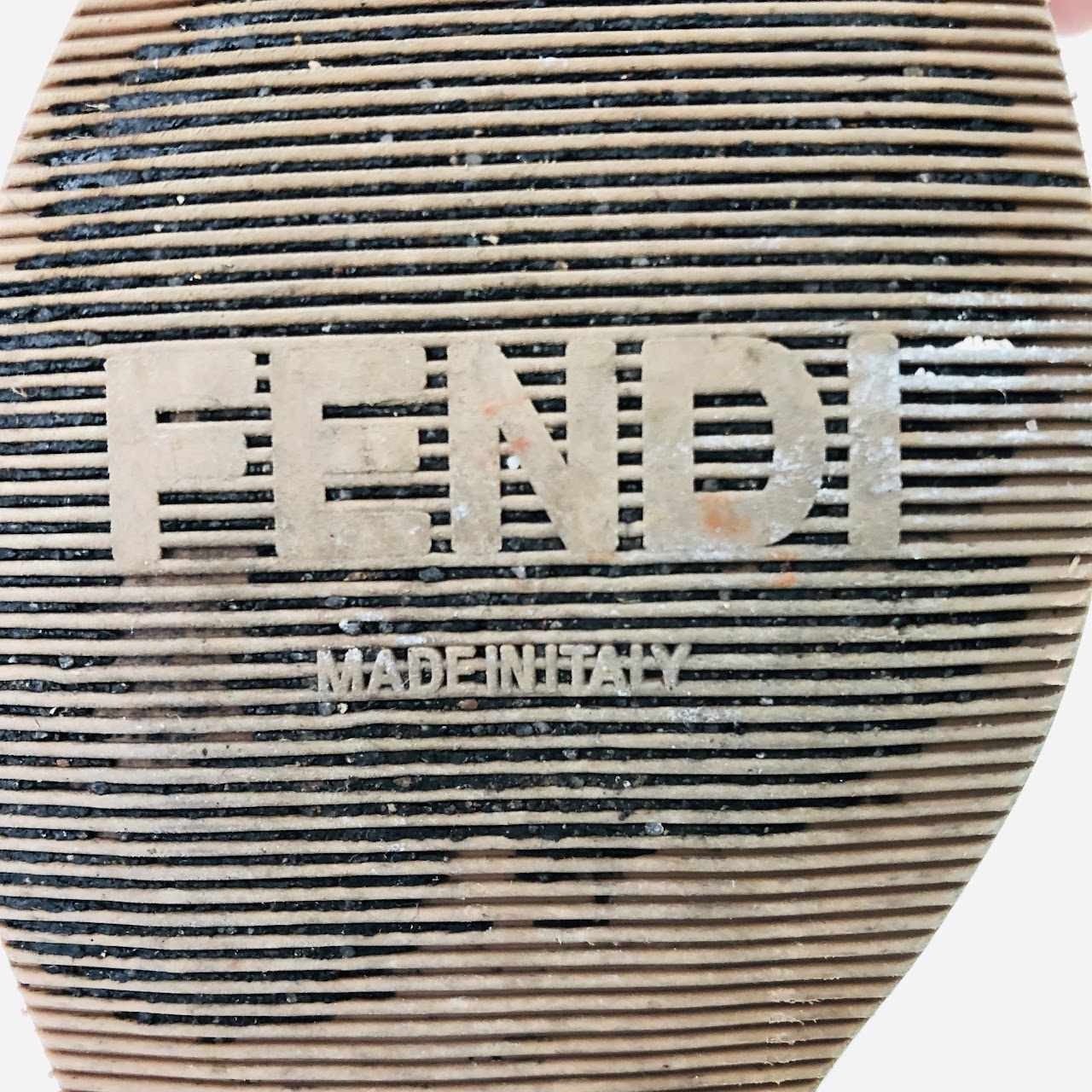 Fendi Zucca Wedges