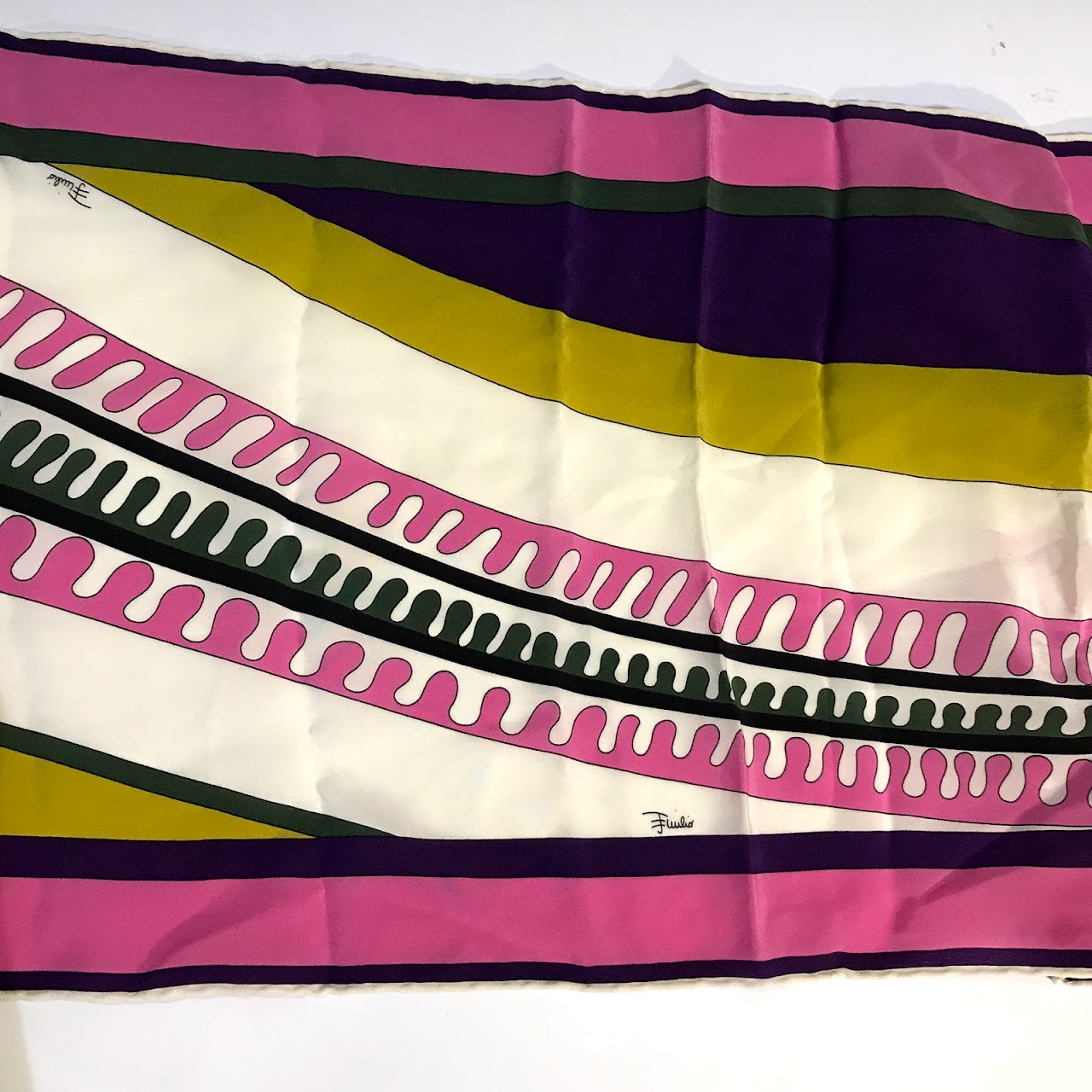 Emilio Pucci Long Silk Scarf