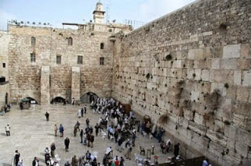 The Western Wall Then And Now