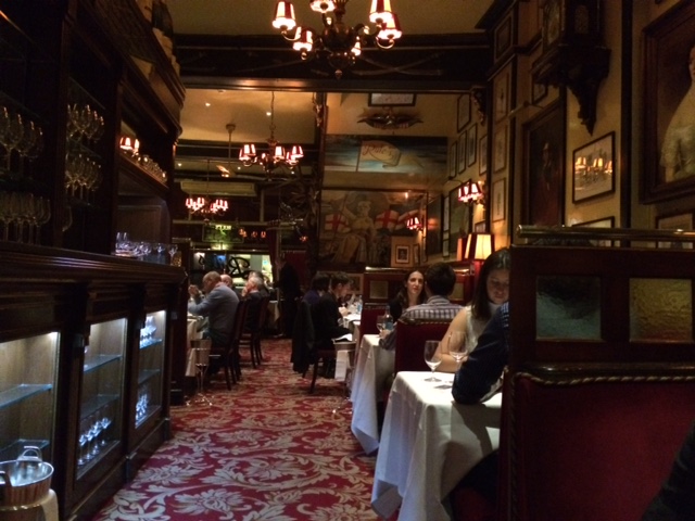 Interior, Rules Restaurant, London