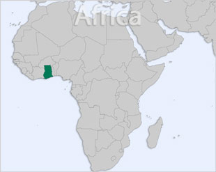 Ghana location map