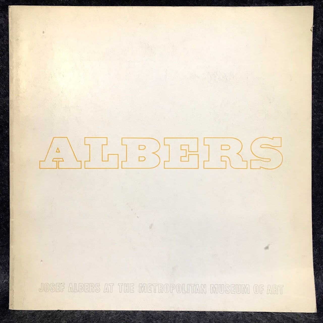 ALBERS: Josef Albers at the Metropolitan Museum of Art Vintage Book
