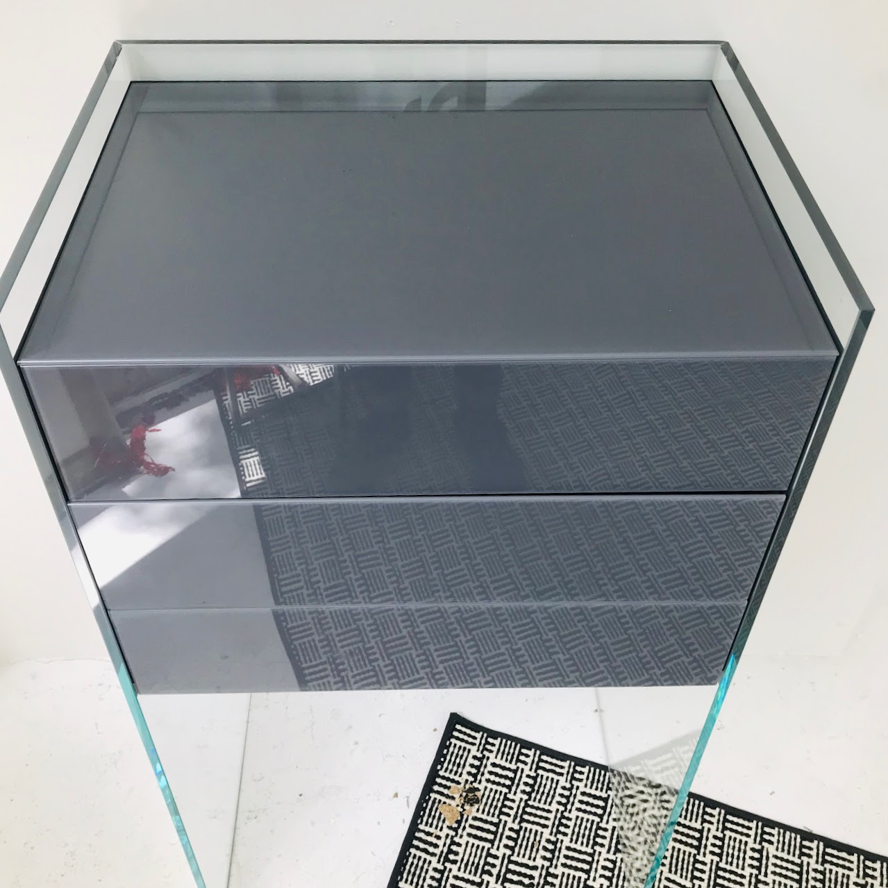 Plate Glass Floating Cabinet