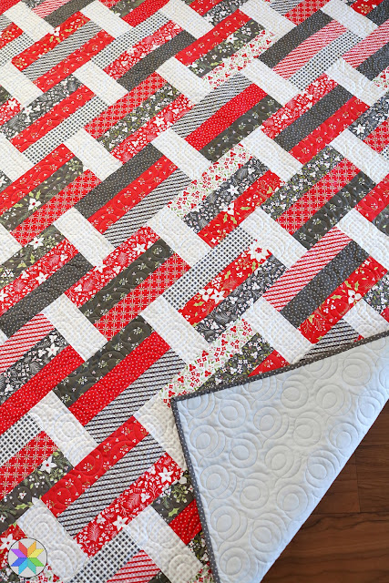 Fast Track quilt pattern - a precut friendly pattern in four sizes by Andy of A Bright Corner