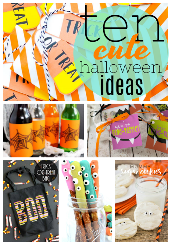 10 Cute Halloween Ideas at GingerSnapCrafts.com #halloween #trickortreat