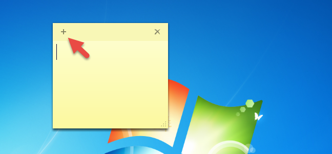 Note adesive, Windows 7, Windows 8.1