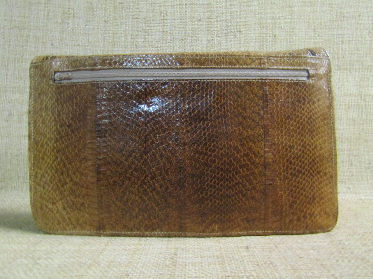 Snakeskin Clutch