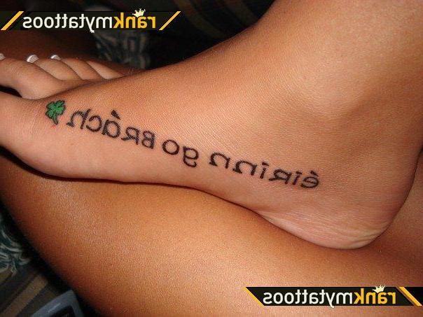 Foot Tattoo Design