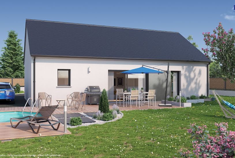  Vente Terrain + Maison - Terrain : 684m² - Maison : 93m² à Chambourg-sur-Indre (37310) 