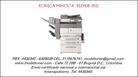 KONICA MINOLTA  BIZHUB 3510