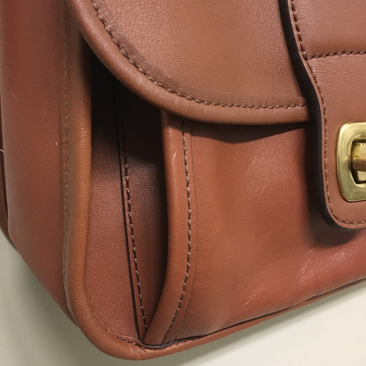 Coach Cognac Briefcase