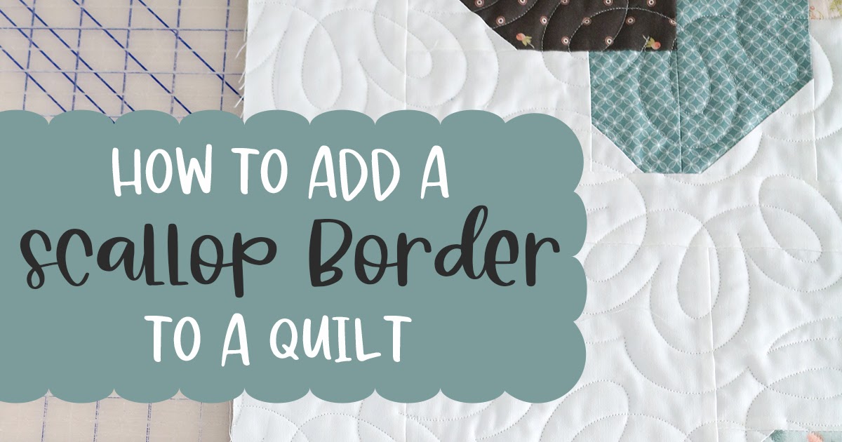 Quiltscapes.: Tutorial ~ How to Bind a Scalloped Edge