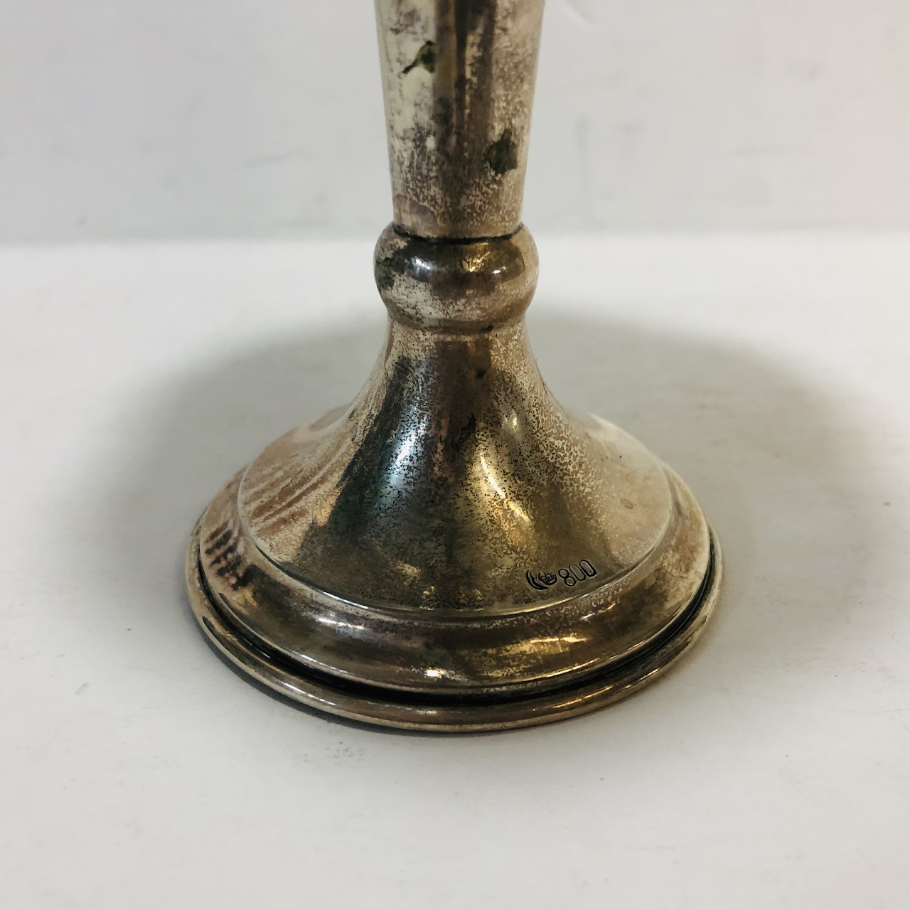 800 Silver Trumpet Vase