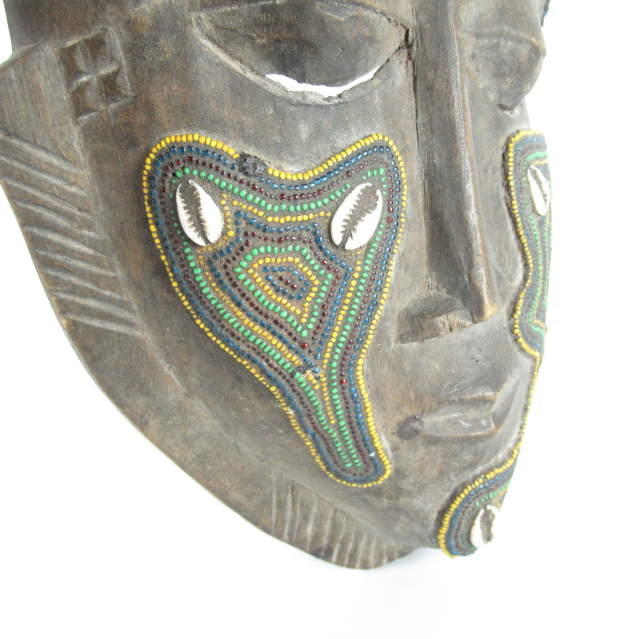 Fetish Mask with Beaded Detail