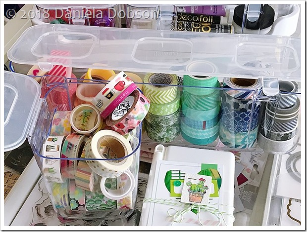 Caddy organizer washi 5 by Daniela Dobson